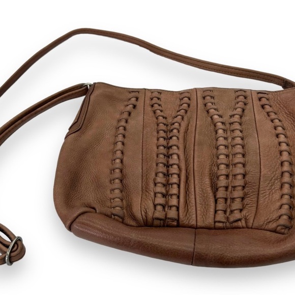 Anthropologie Day & Mood Levie Leather
Crossbody Bag Braided Adjustable - Picture 2 of 8